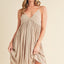 Elegant Summer Ruched Mini Cami Dress for Women – Chic, Comfortable, and Alluring with a Sculpted Fit and Daring Neckline for Special Events - Korvel