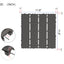 Premium Plastic Interlocking Deck Tiles - 44 Pack