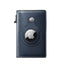 Premium Leather Bi-Fold Card Case with Air Tag Sleeve
