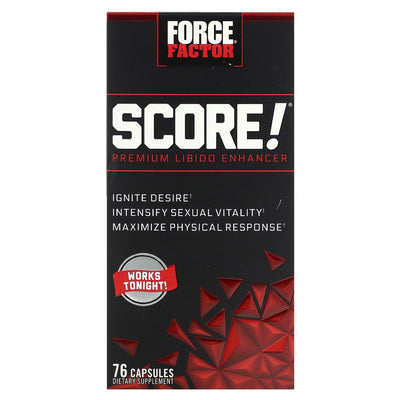 Force Factor Score! Premium Vitamin D Supplement, 76 Capsules