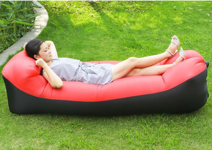 Sofá de Aire Exterior Premium - Lounger Inflable Rápido