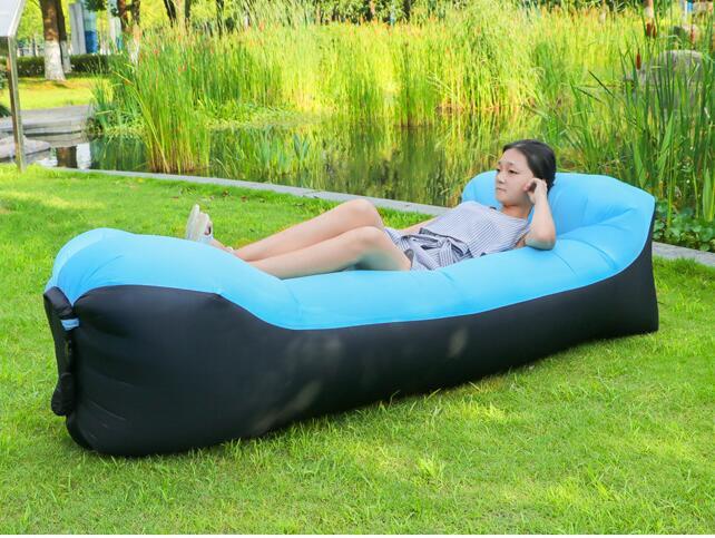 Sofá de Aire Exterior Premium - Lounger Inflable Rápido