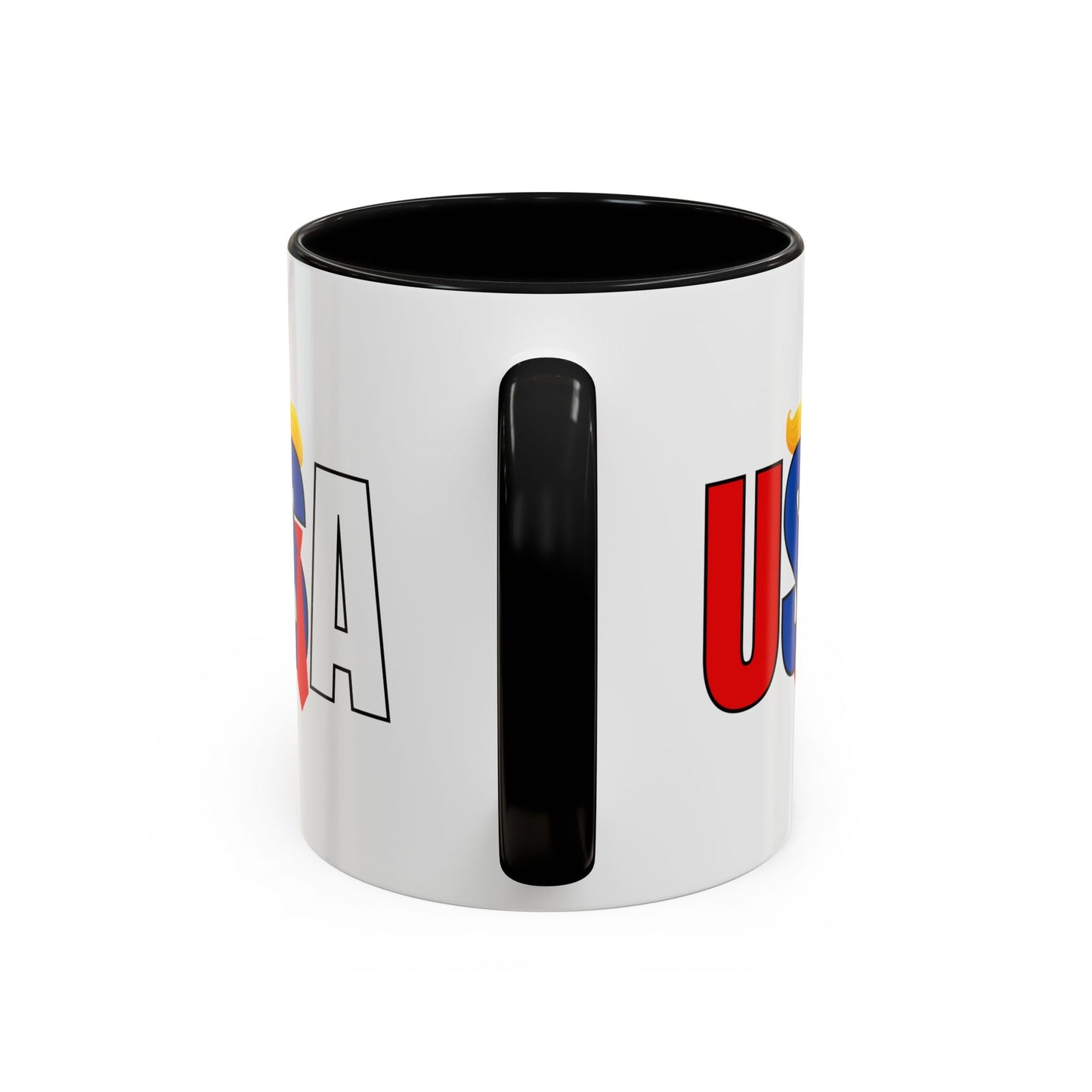 Taza de café con acento vibrante de EE. UU.