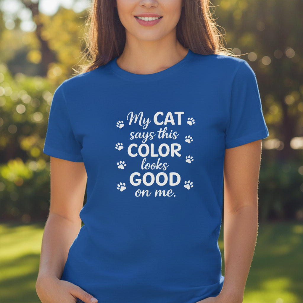 Mon chat a choisi ça – T-shirt graphique doux