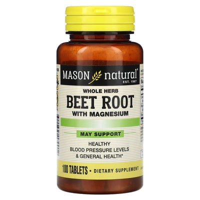 Mason Natural® Racine de Betterave avec Magnésium - 500 mg