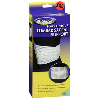 Soporte Lumbar Sacro Bajo Contorno Bell-Horn BH307XL - Blanco