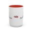 Purrseverance Accent Coffee Mug - Stylish & Functional