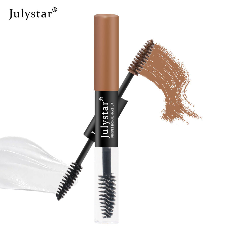 Liquid Waterproof And Non Dizzy Eyebrow Dye Cream Double Head Dyeing And Setting Three-Dimensional Eyebrow Dye Cream - Korvel