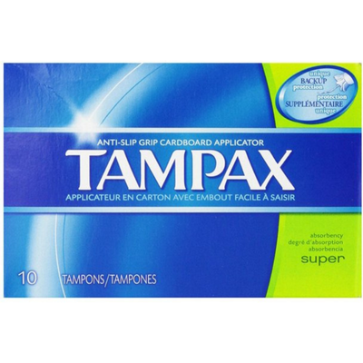 Tampones con aplicador de cartón Tampax - Super Absorbencia