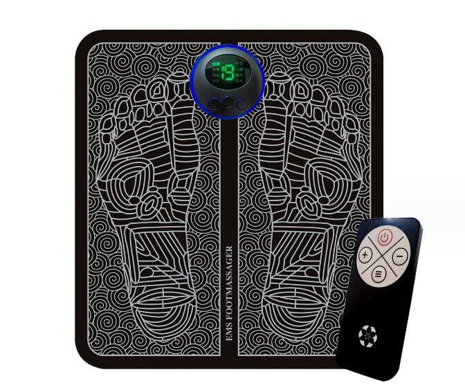 Hot Products Massage Pad Feet Muscle Stimulator Massage Mat Heated Electric Foot Massager For Old People - Korvel
