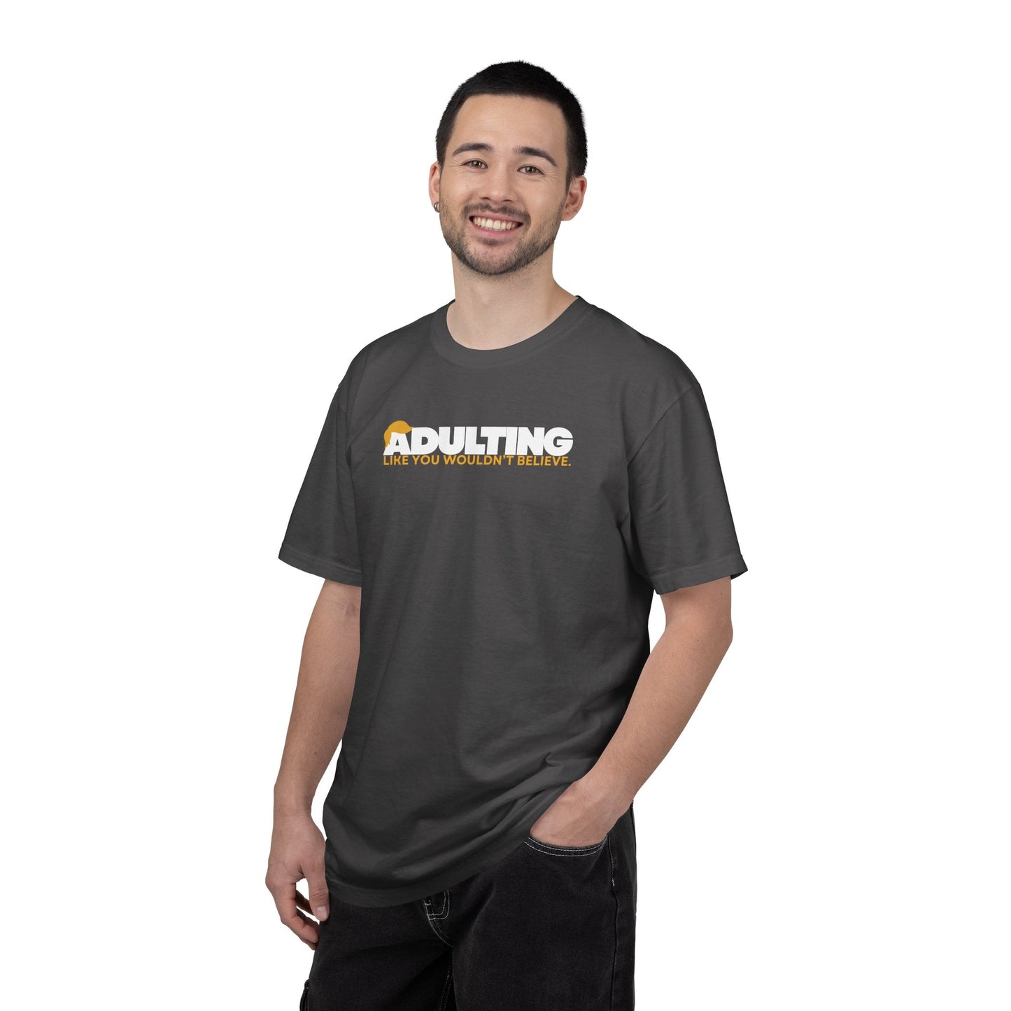 Adulting, como no lo creerías – Camiseta Unisex