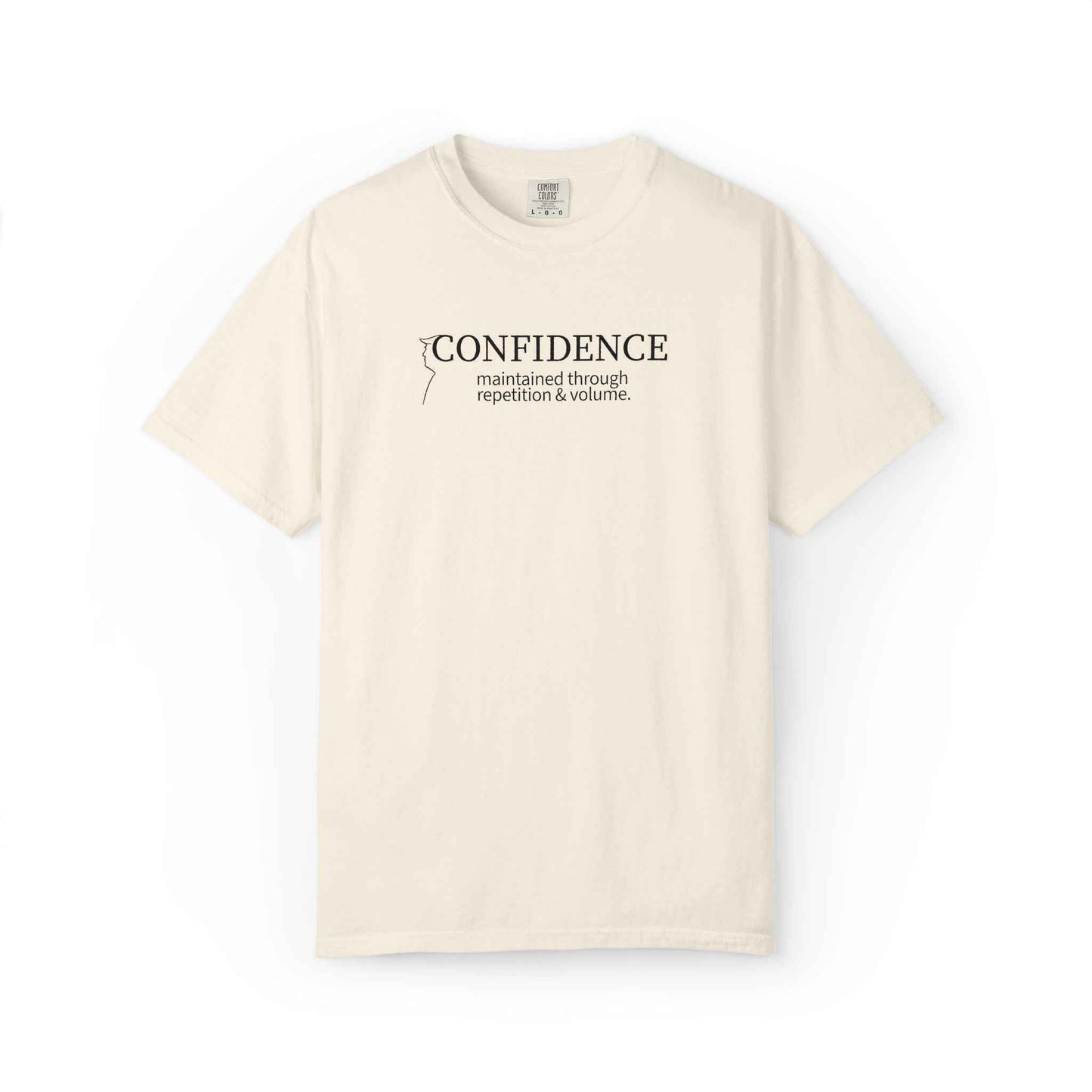 Camiseta Confidence Maintained – Edición Tipografía Minimalista