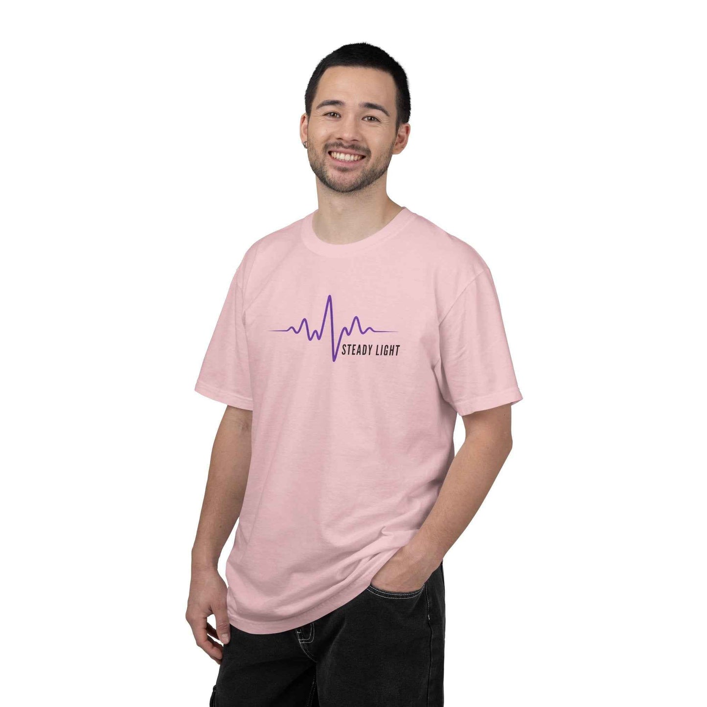 Steady Light EEG Wave T-Shirt - Minimalist Awareness Tee