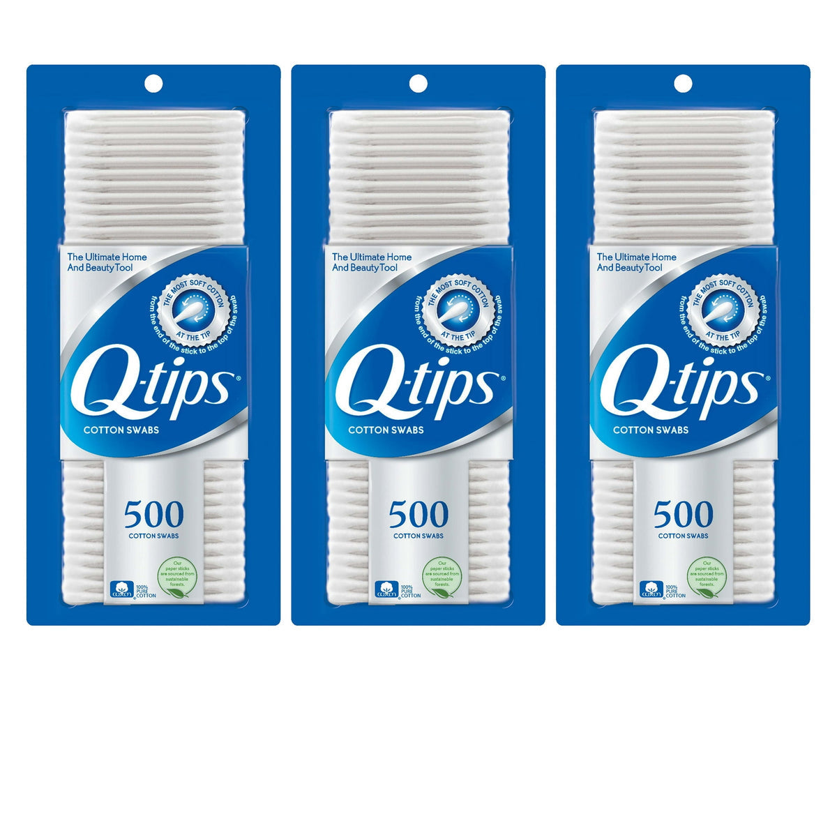 Q-tips Bastoncillos de Algodón - Herramienta Versátil para el Cuidado Personal