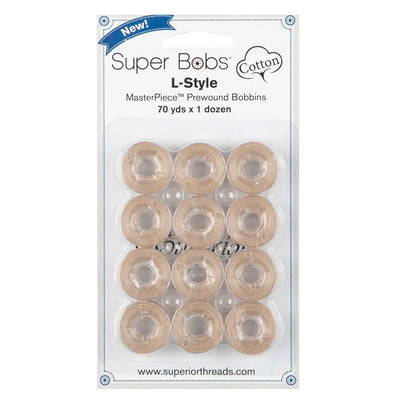 Super Bobs Cotton #154 Sculptor's Clay 12-Pack Pre-Wound Bobbins