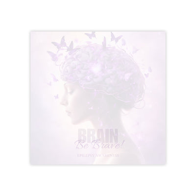 Beautiful Brain Epilepsy Awareness Sticky Note Pads