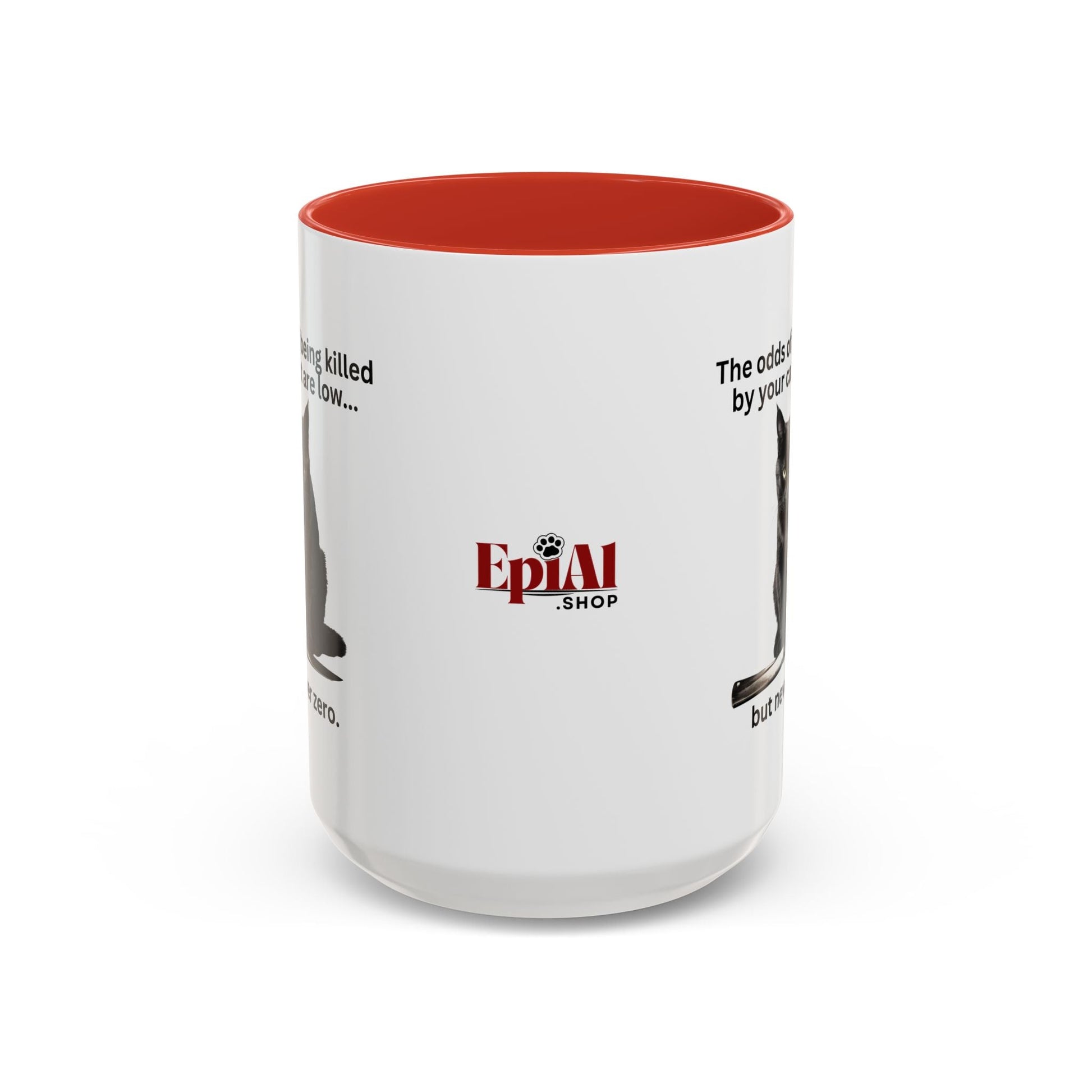 Charming Cat-Themed Accent Coffee Mug (11oz & 15oz) - Korvel