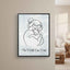 L'impression sur toile Chat Le Monde Peut Attendre