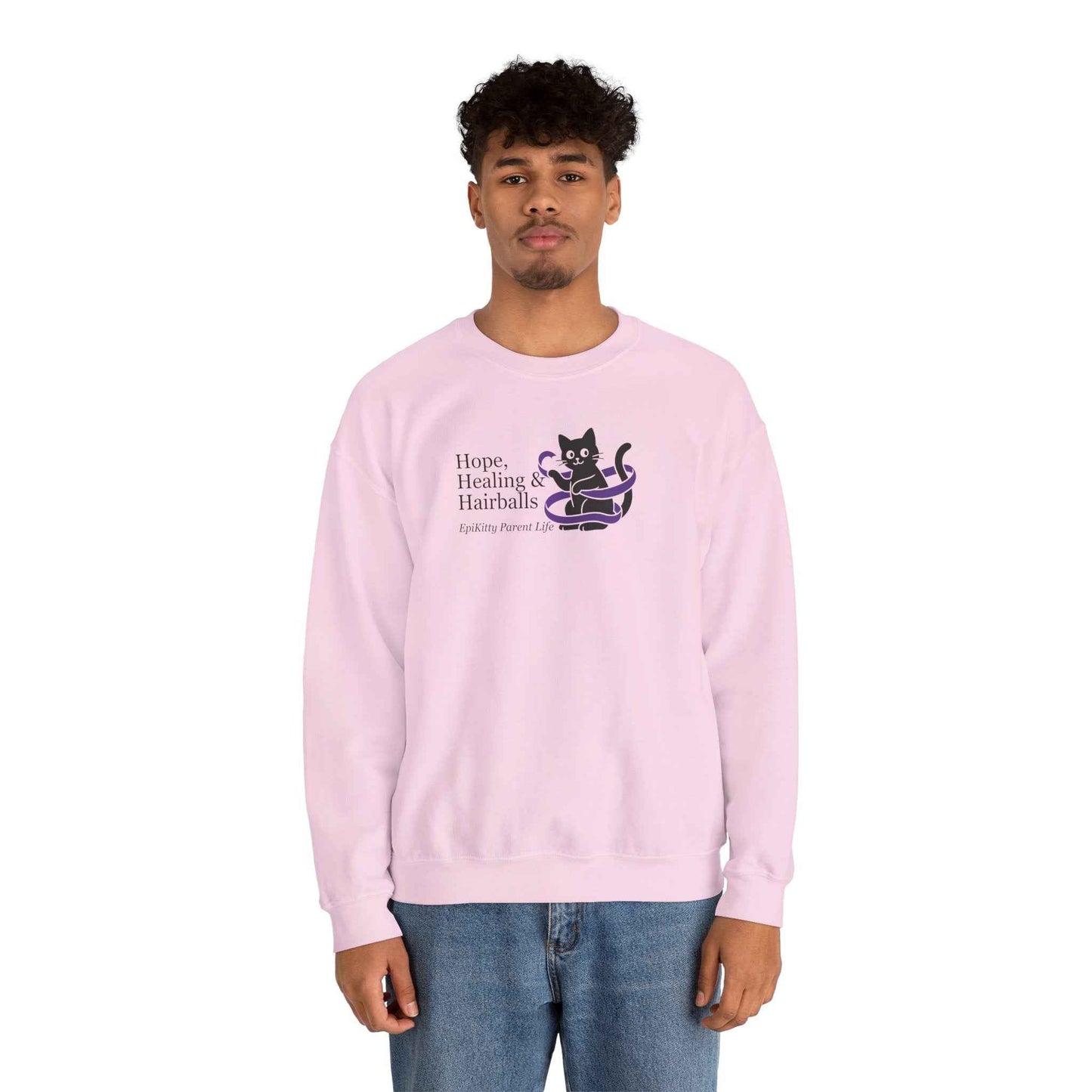 Sudadera Epikitty Parent Life de Esperanza, Sanación y Bolitas de Pelo