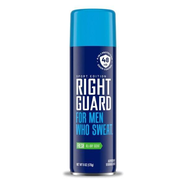 Désodorisant en spray sec Right Guard Sport 48 heures, frais, 6 OZ