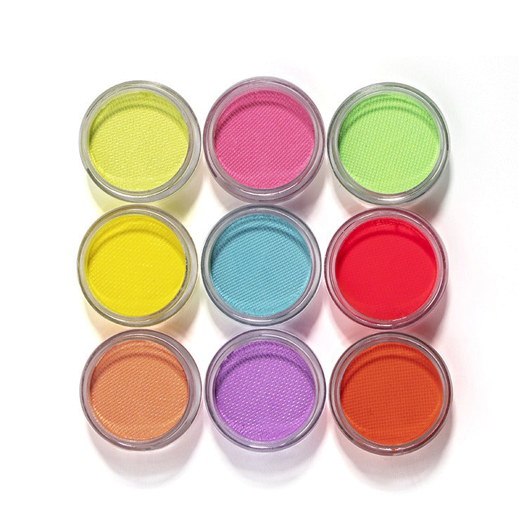 Colorful fluorescent body paint eyeliner cream Halloween face paint cream luminous color paint - Korvel