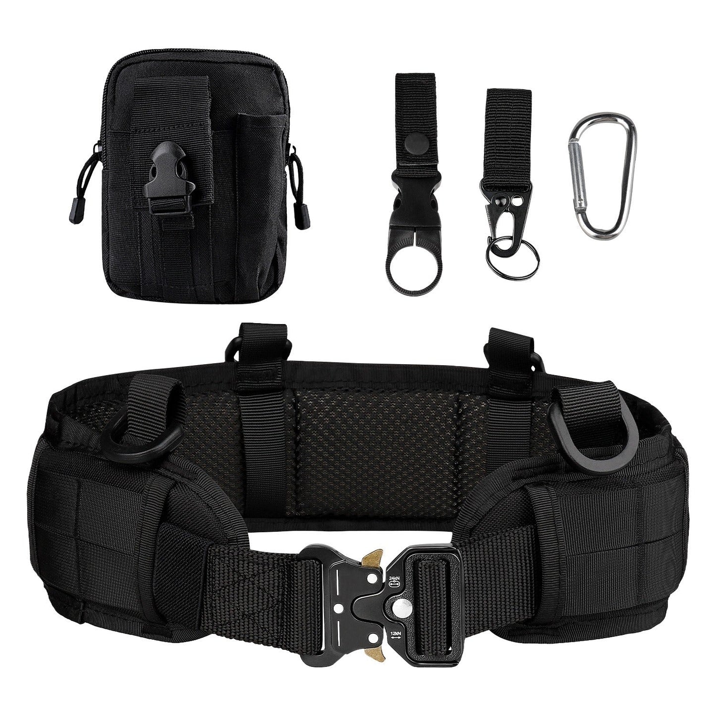 Multi Functional Quick Disassembly Tactical Belt Waist Cover Outdoor Training Cobra Belt Nylon Waist Belt Suit - Korvel