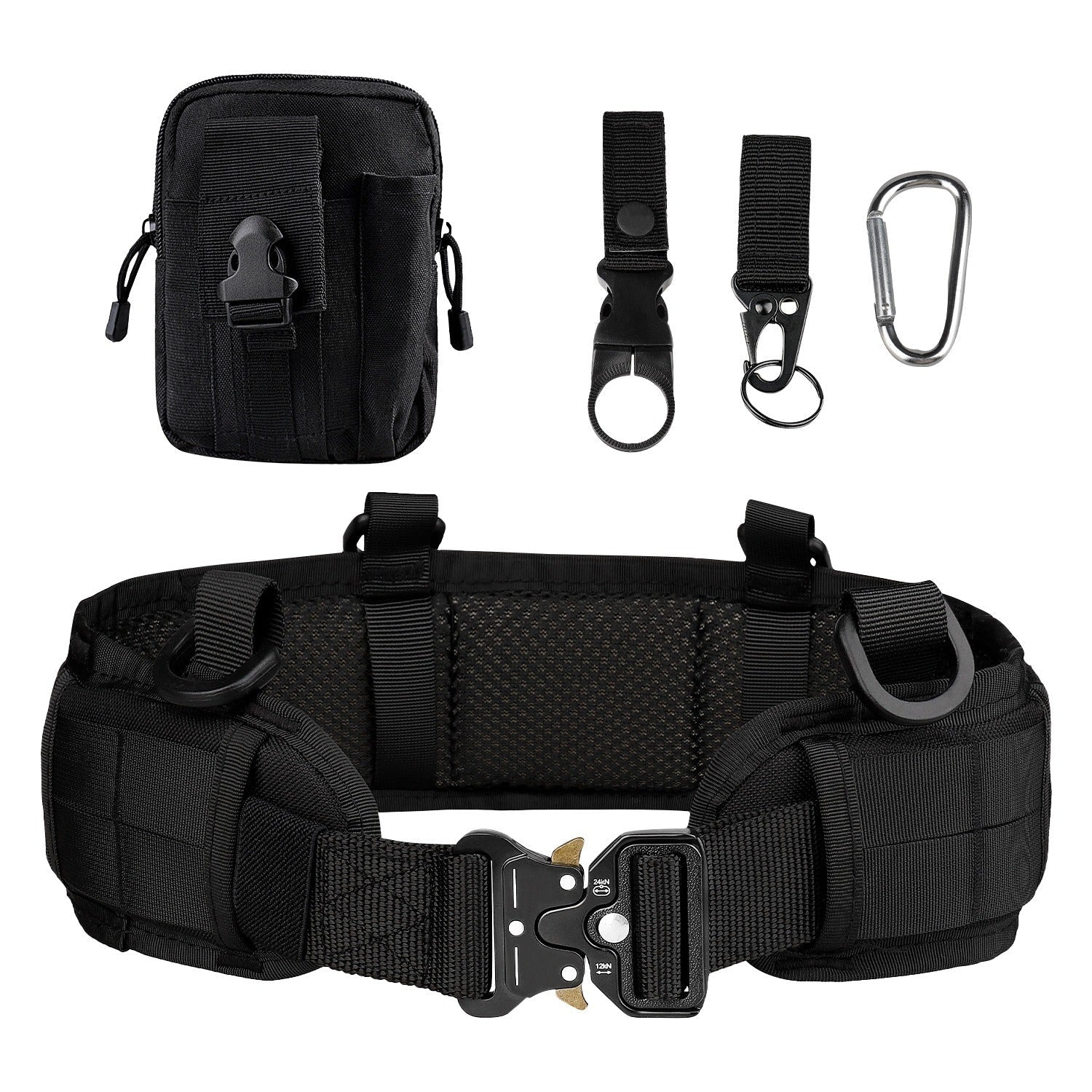 Multi Functional Quick Disassembly Tactical Belt Waist Cover Outdoor Training Cobra Belt Nylon Waist Belt Suit - Korvel