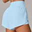Shorts Actifs Taille Haute avec Poches