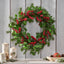 25.5" LEAVES/BERRY WREATH - Korvel