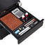 Locked three drawer storage mobile metal filing cabinet with pre installed wheels under the desk filing cabinet - Korvel