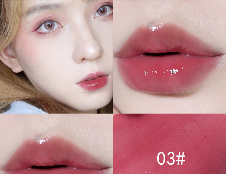 Dudu Lip Gloss Colorless Transparent Lip Gloss Bright Crystal Lip Gloss Glass Lip Fine Glitter Pearl With Shiny Jelly Color - Korvel