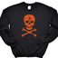 Swiss Dot Skull Sweatshirt