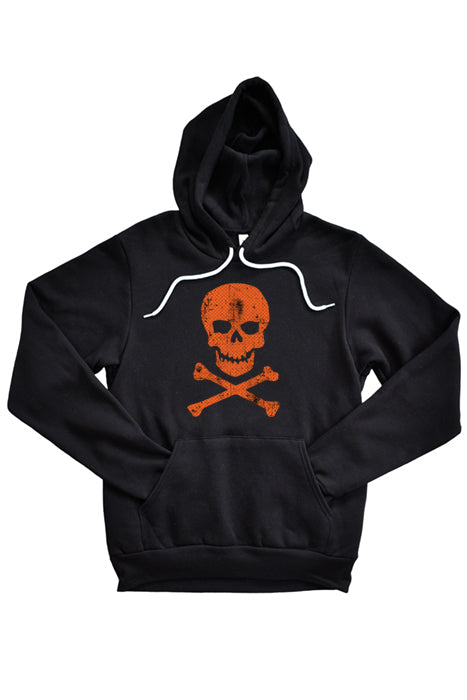 Stylish Swiss Dot Skull Unisex Hoodie - Korvel