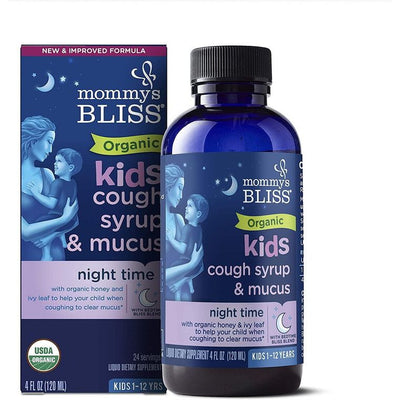 Mommy's Bliss Organic Cough Syrup & Mucus Relief (4 fl oz)