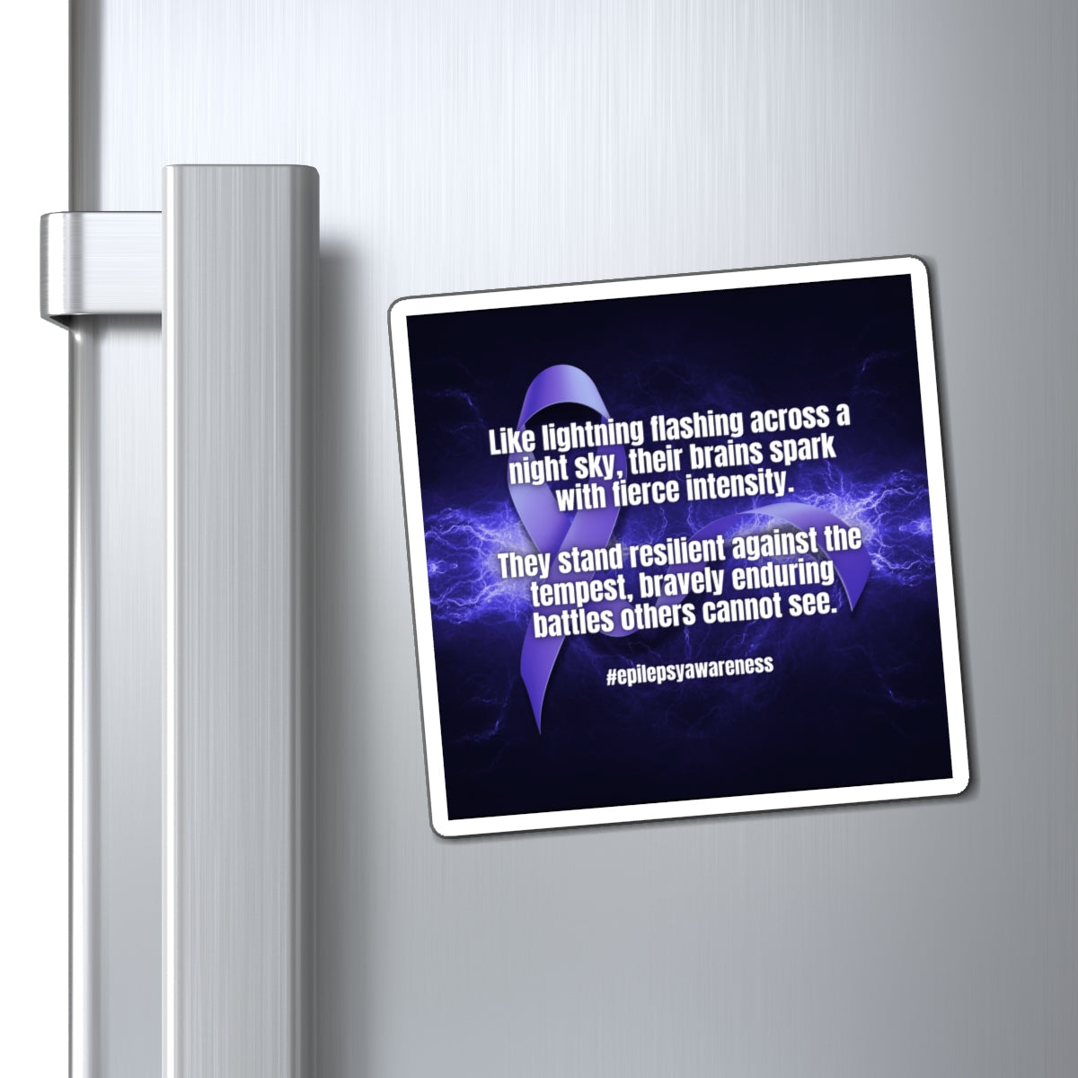 Storm-Resistant Epilepsy Awareness Magnets - Korvel