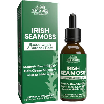 Country Farms® Irish Sea Moss Liquid Drops – 2 oz