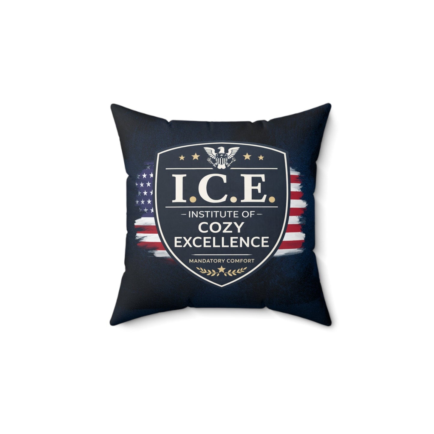 I.C.E. Institute of Cozy Excellence Throw Pillow