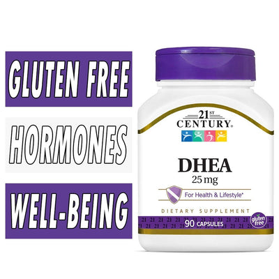 21st Century® DHEA 25 mg – Hormone Support (90 Capsules)