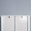 Elegant Over-the-Toilet Storage Cabinet with Adjustable Shelves