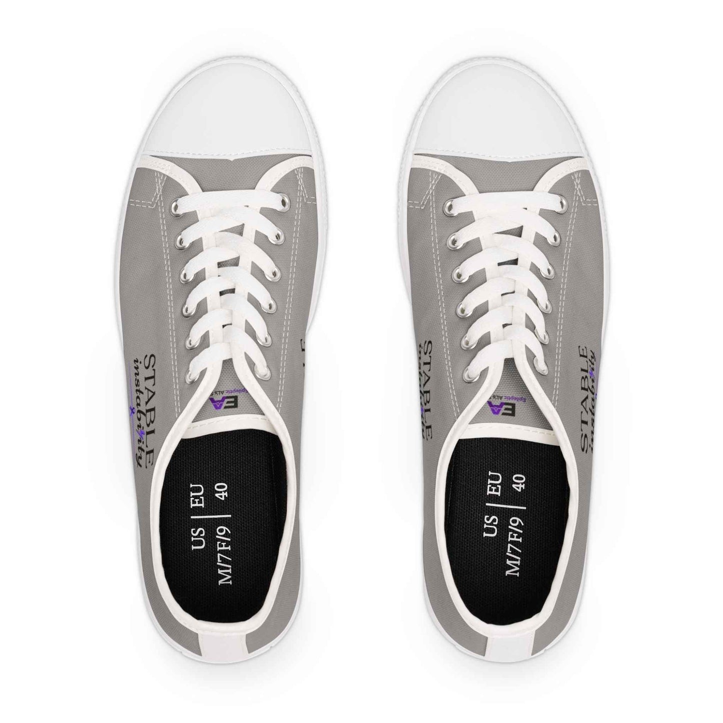 Stable Instability Canvas Sneakers - Epilepsy Awareness