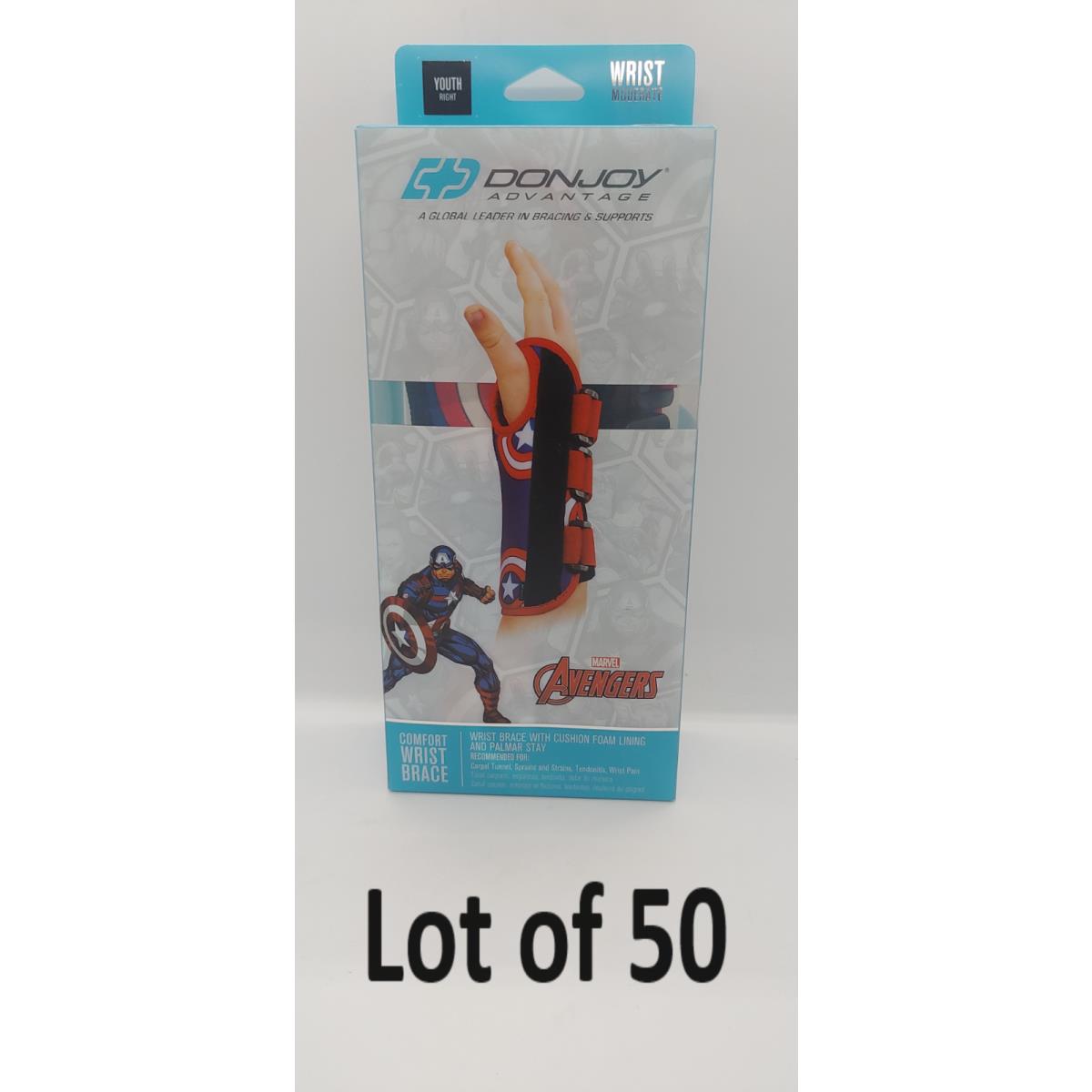 DonJoy 50 Marvels Capitán América Muñequera - Derecha X-Pequeña Joven
