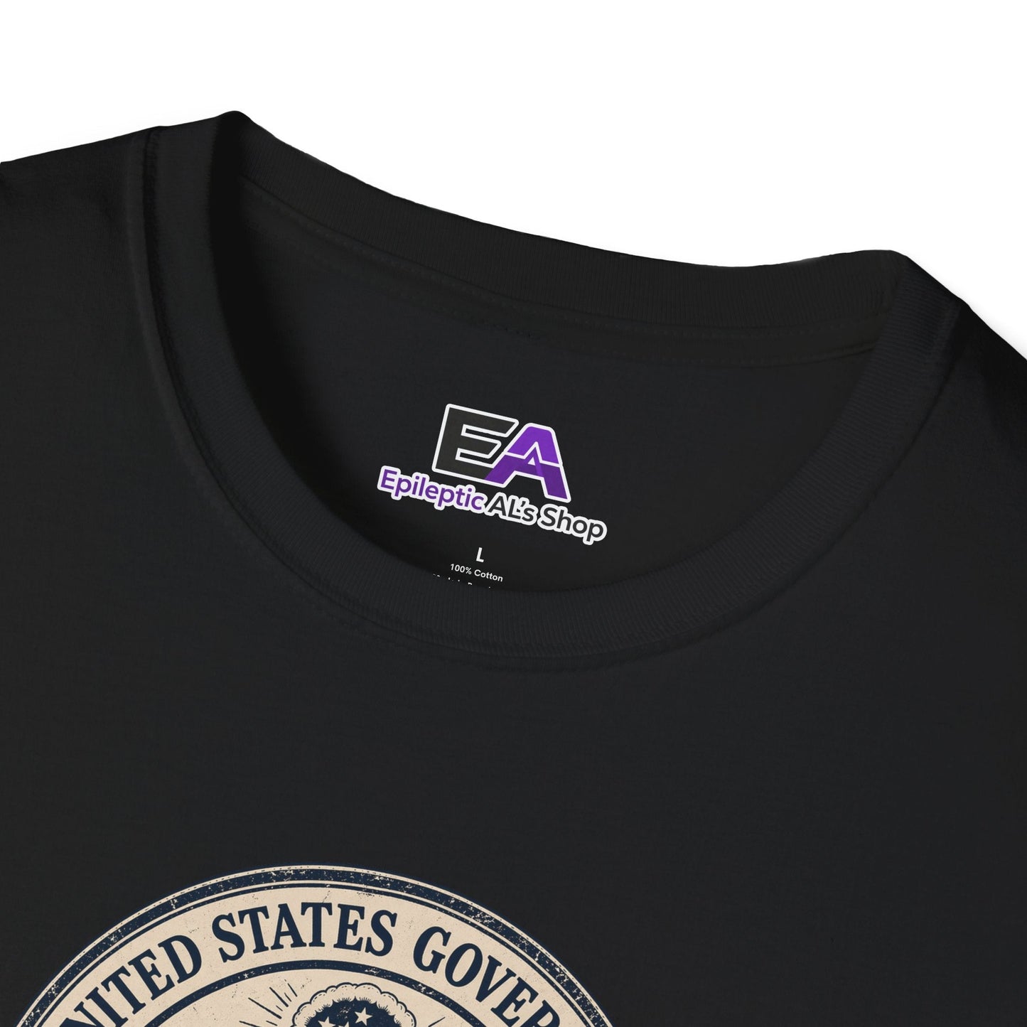 T-shirt avec le sceau du gouvernement des États-Unis - T-shirt en coton premium