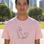 Purr Line Art Cat Unisex T-Shirt