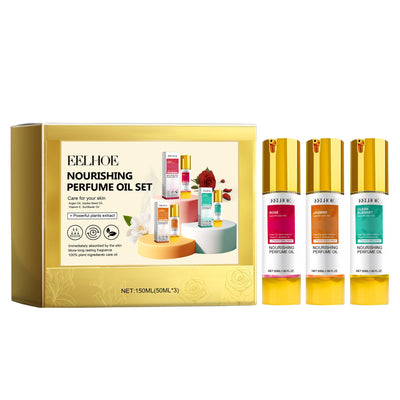 Women's Fresh Charm Perfume Set Women's Fresh Fragrance Lasting Light Scent Fresh Flower Fruit Scent - Korvel