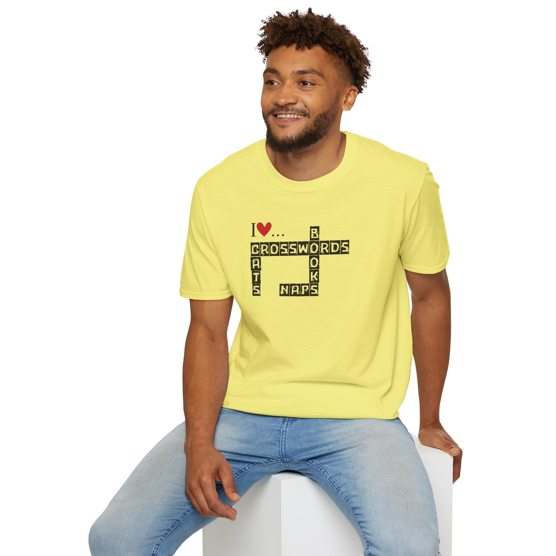 Purrfectly Cozy Crosswords Unisex T-Shirt - Korvel