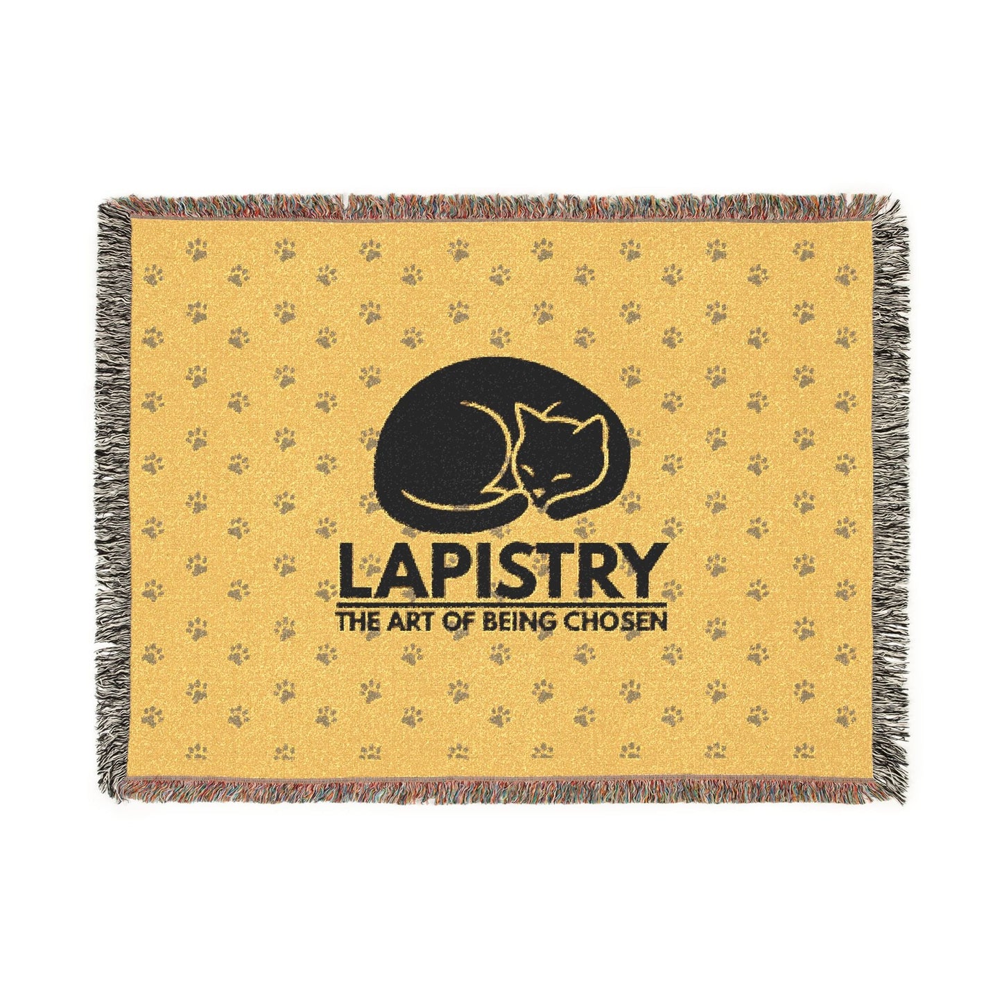 Lapistry Woven Cotton Blanket – Embrace Comfort and Style