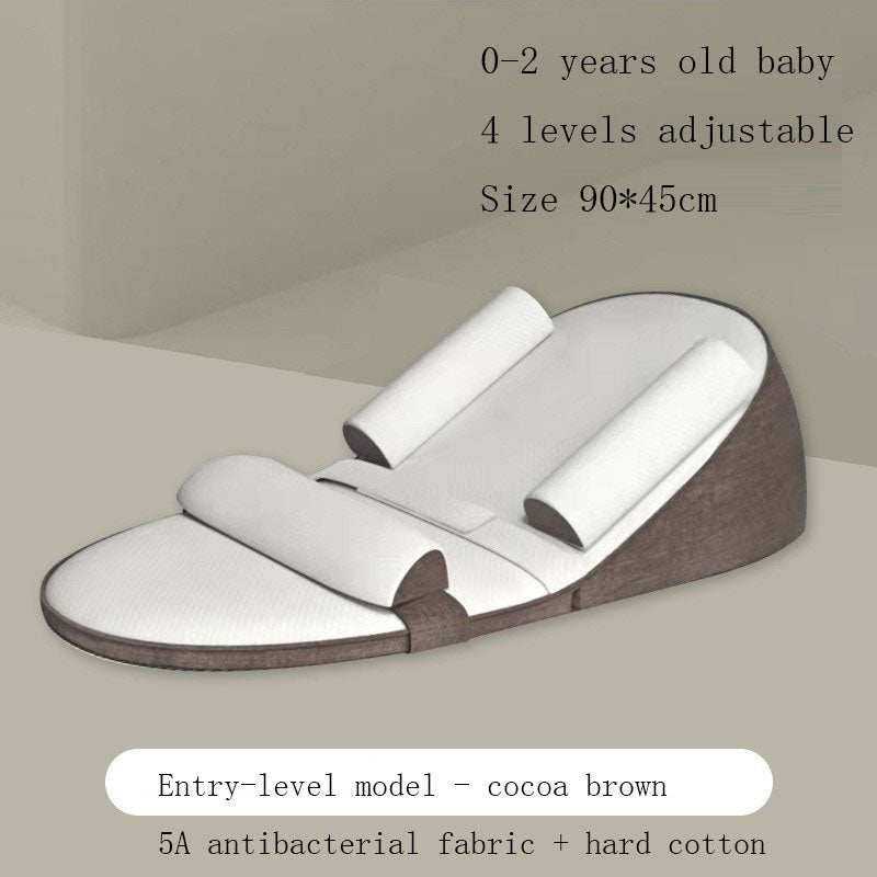 Baby anti-spitting up milk slope pillow anti-overflow choking milk baby pillow newborn slope pad - Korvel