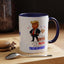 Taza de café de acento vibrante