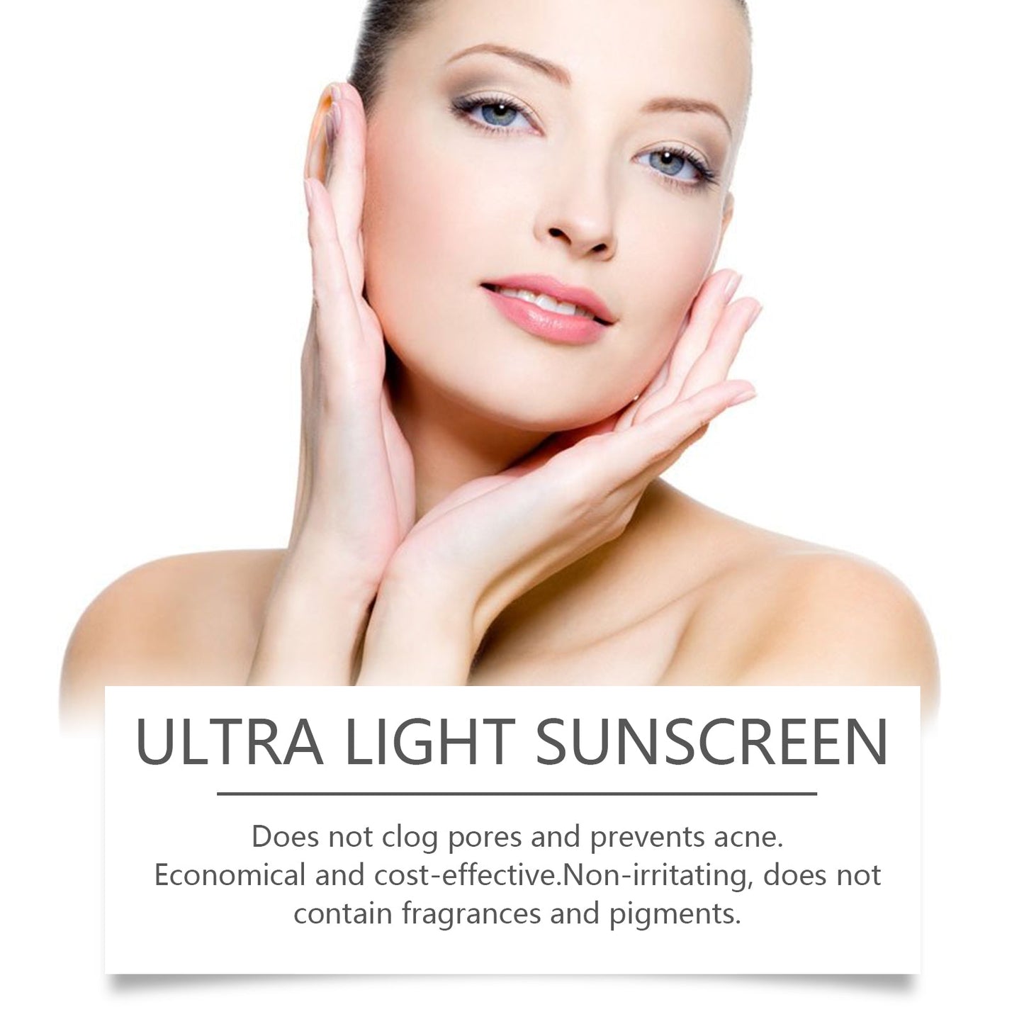 Moisturizing Face Protection Cream Moisturizes Refreshing Breathable and Isolating Outdoor UV Skin Protection Lotion - Korvel