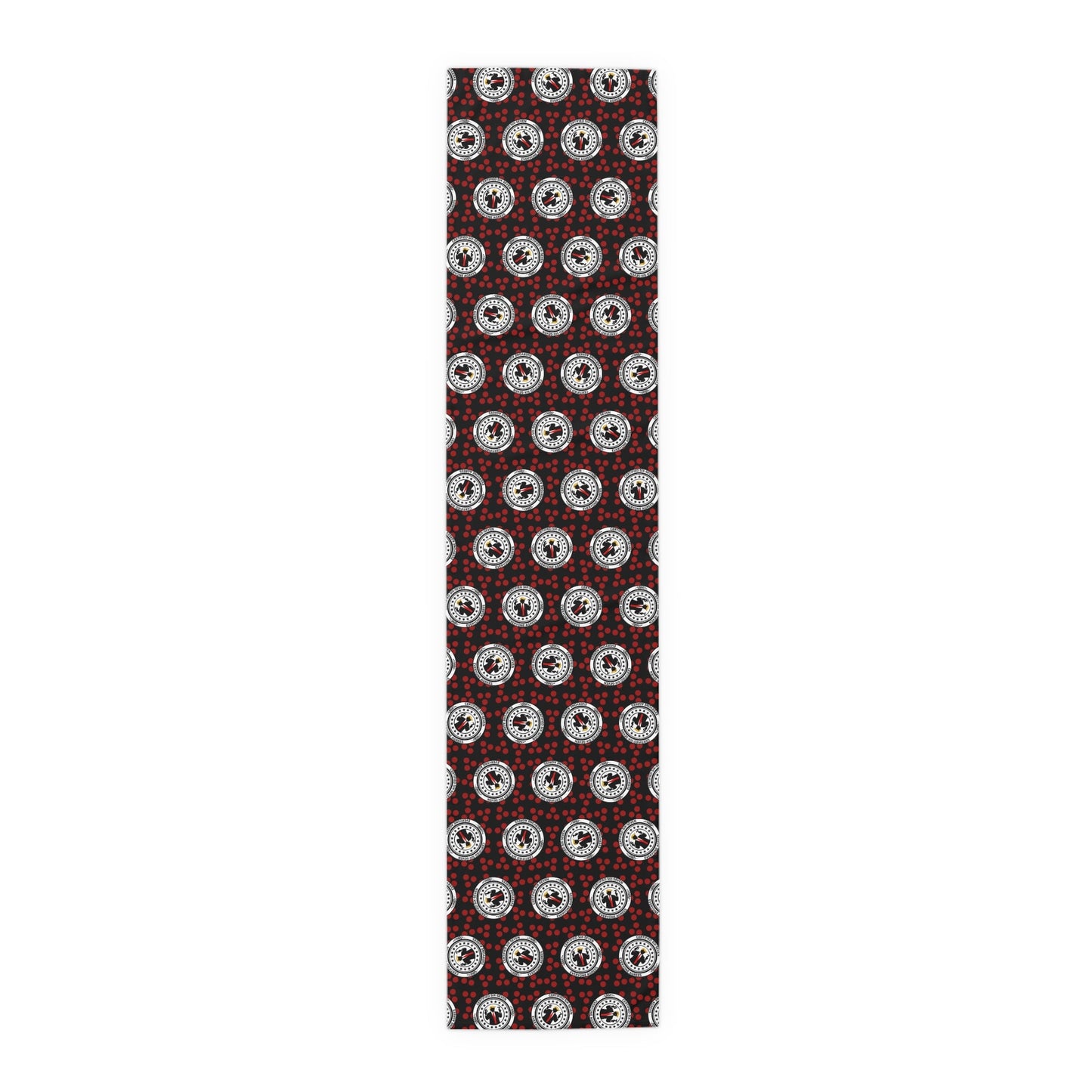 Certified Six Seven Table Runner – Political Parody Medallion Decor